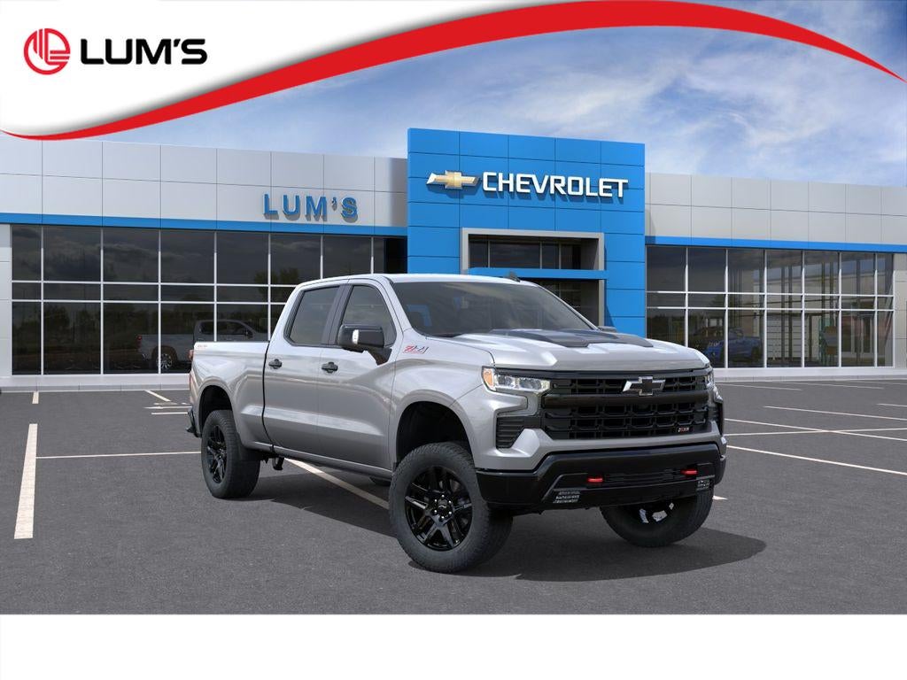 2026 Chevrolet Silverado 1500 LT Trail Boss in Sterling Gray Metallic — front three-quarter view