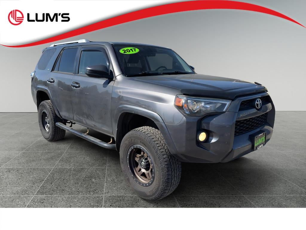2017 Toyota 4Runner SR5 in Gray — front three-quarter view